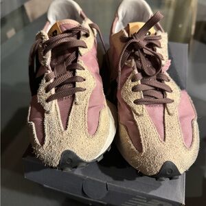New Balance Pink and Beige Athletic Shoes